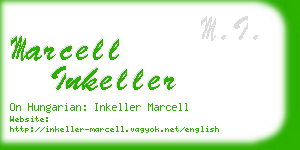 marcell inkeller business card